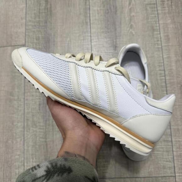 Adidas SL72 Quiet Luxury Pack W Ivory Leather Sneakers JH9887 Size 8 Women - Picture 2 of 6